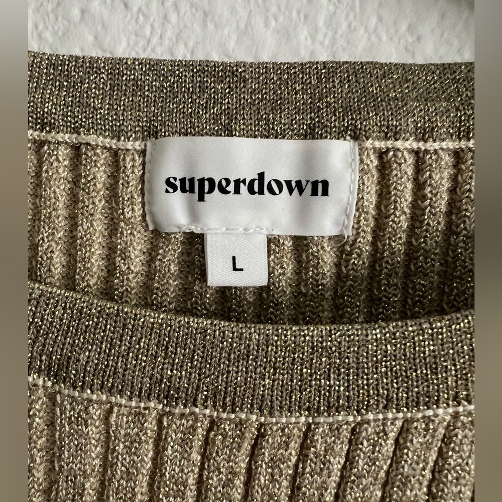 Superdown Sonya Rib Sweater Tank (L) - Picture 4 of 5
